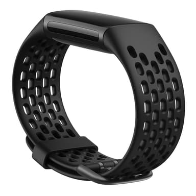 Fitbit Charge 5 ranneke urheilullinen silikoni musta