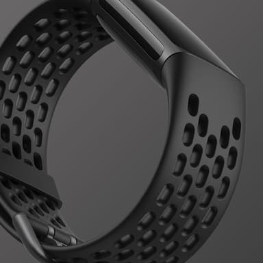 Fitbit Charge 5 ranneke urheilullinen silikoni musta