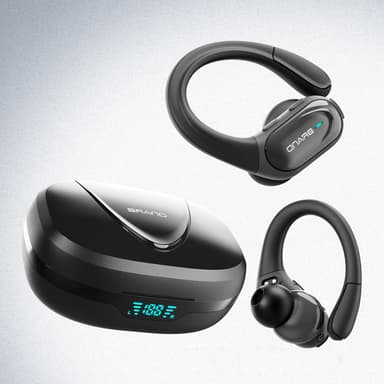 Langattomat kuulokkeet Bluetooth 5.1 musta