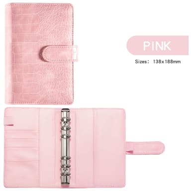 Cash Budget Binder Vaaleanpunainen