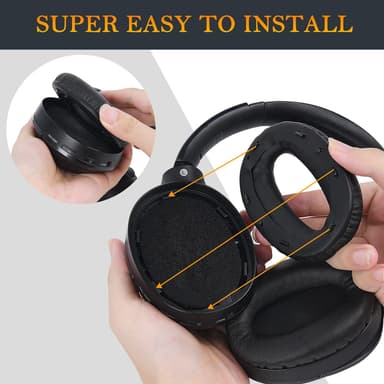 Korvatyynyt Sony MDR-1000X WH-1000XM2 1 pari musta