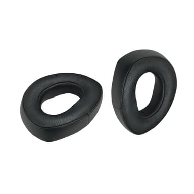 1 pari lampaannahkaiset korvatyynyt Sennheiser HD700:lle Musta