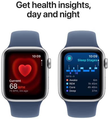 Apple Watch SE 2nd Gen 40mm LTE (hopea alu./farkunsin. Sport Band M/L)