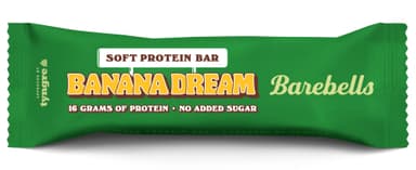 BAREBELLS, SOFT PROTEIN BAR BANANA DREAM