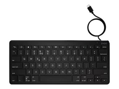 ZAGG Universal USB-C näppäimistö (musta)