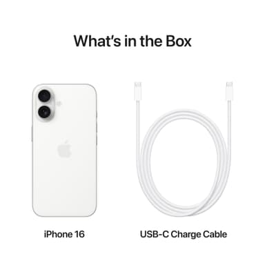 iPhone 16 – 5G älypuhelin 512 GB valkoinen