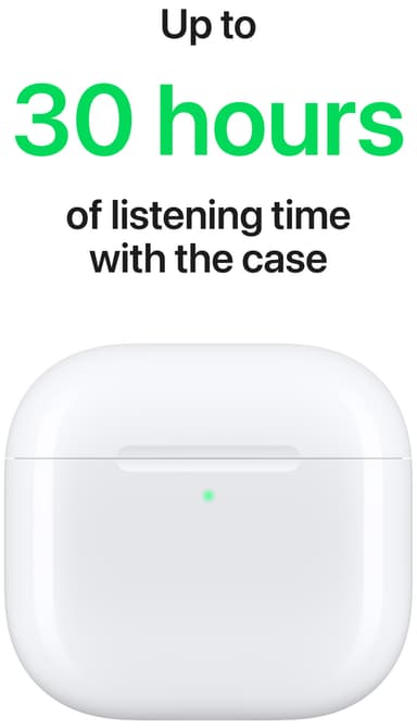 Apple AirPods 4 (2024) langattomat kuulokkeet latauskotelolla (USB-C)