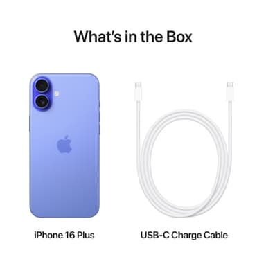 iPhone 16 Plus – 5G älypuhelin 512 GB ultramariini