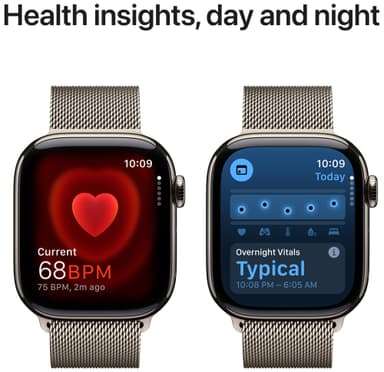 Apple Watch S10 46mm GPS+Cel (luonnonv. tit./l.v. Milanese Loop) M/L