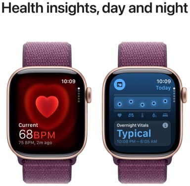 Apple Watch S10 46mm GPS+Cel (ruusukulta alu./luumunv. Sport Loop)