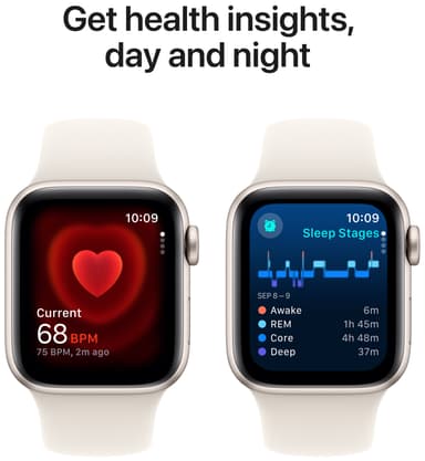 Apple Watch SE 2nd Gen 44mm LTE (tähtiv. alu./tähtiv. Sport Band S/M)