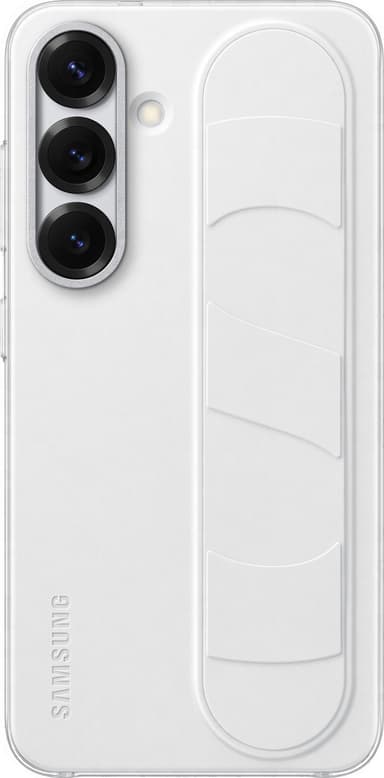 Samsung Galaxy S25 Standing Grip suojakuori (valkoinen)