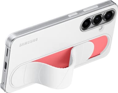 Samsung Galaxy S25 Standing Grip suojakuori (valkoinen)