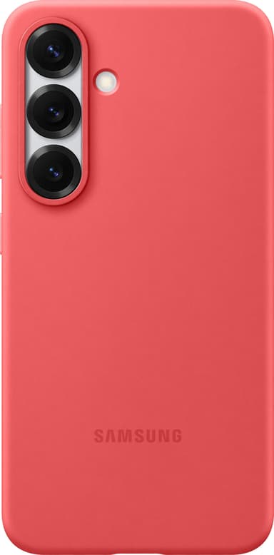 Samsung Galaxy S25 Silicone suojakuori (punainen)
