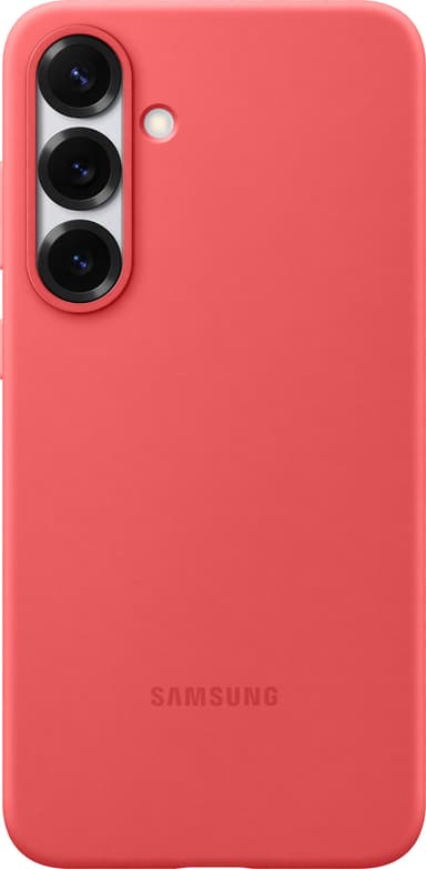 Samsung Galaxy S25+ Silicone suojakuori (punainen)