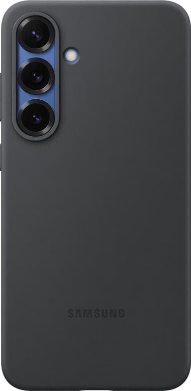 Samsung Galaxy S25+ Silicone suojakuori (musta)