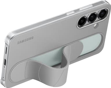 Samsung Galaxy S25+ Standing Grip suojakuori (harmaa)