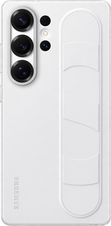 Samsung Galaxy S25 Ultra Standing Grip suojakuori (valkoinen)