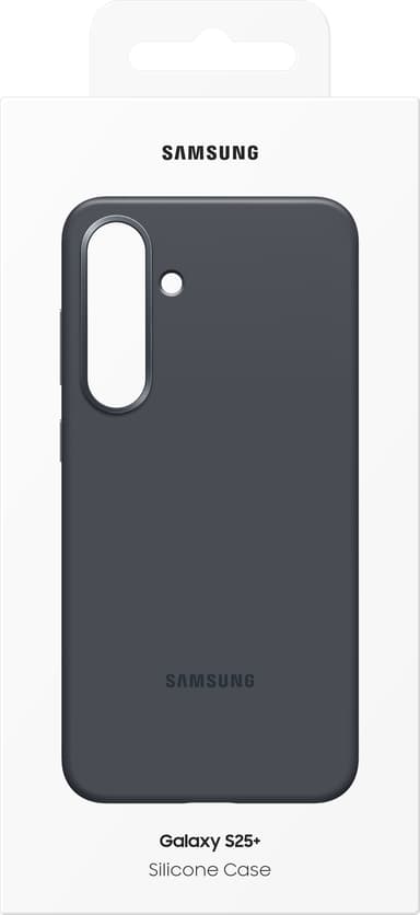Samsung Galaxy S25+ Silicone suojakuori (musta)