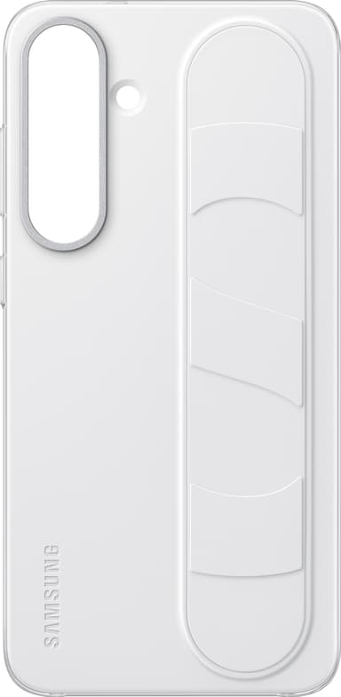 Samsung Galaxy S25+ Standing Grip suojakuori (valkoinen)