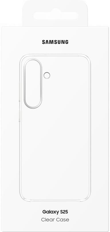 Samsung Galaxy S25 Clear suojakuori (läpinäkyvä)