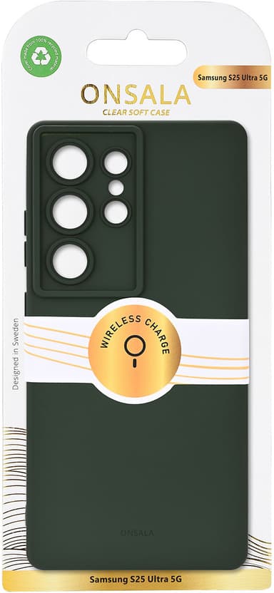 Onsala Samsung Galaxy S25 Ultra Silicone suojakuori (vihreä)