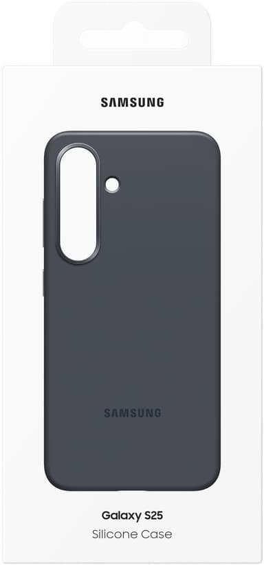 Samsung Galaxy S25 Silicone suojakuori (musta)