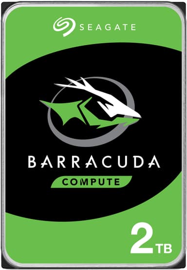 Seagate BarraCuda 3,5" sisäinen kovalevy (2 TB)