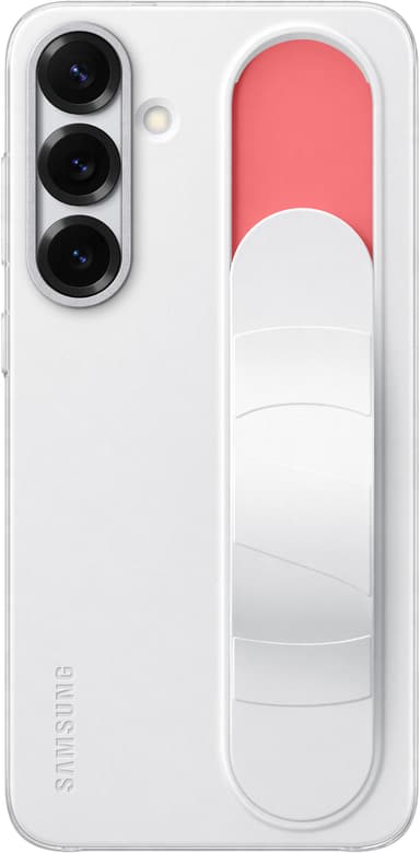 Samsung Galaxy S25+ Standing Grip suojakuori (valkoinen)
