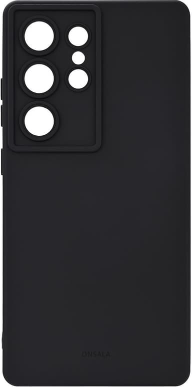 Onsala Samsung Galaxy S25 Ultra Silicone suojakuori (musta)