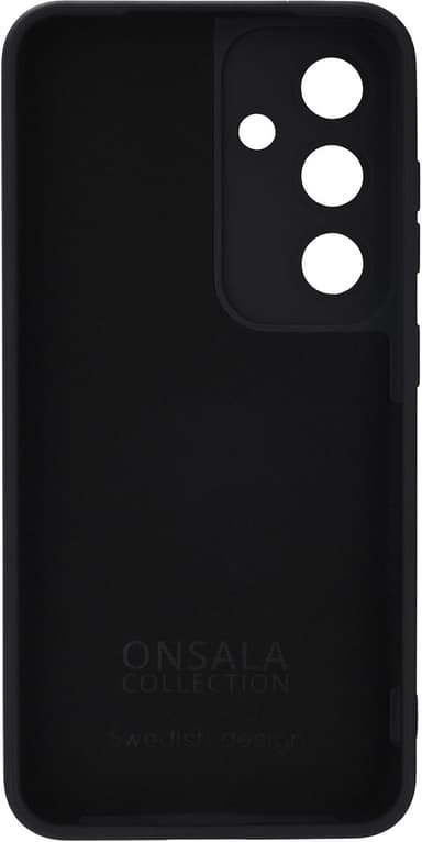 Onsala Samsung Galaxy S25 Silicone suojakuori (musta)