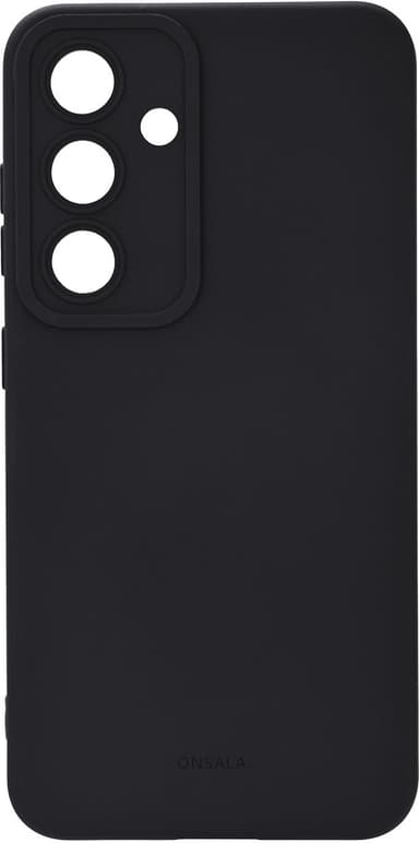 Onsala Samsung Galaxy S25 Silicone suojakuori (musta)