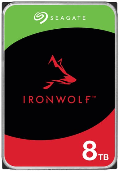 Seagate IronWolf 3,5" NAS kovalevy (8 TB)