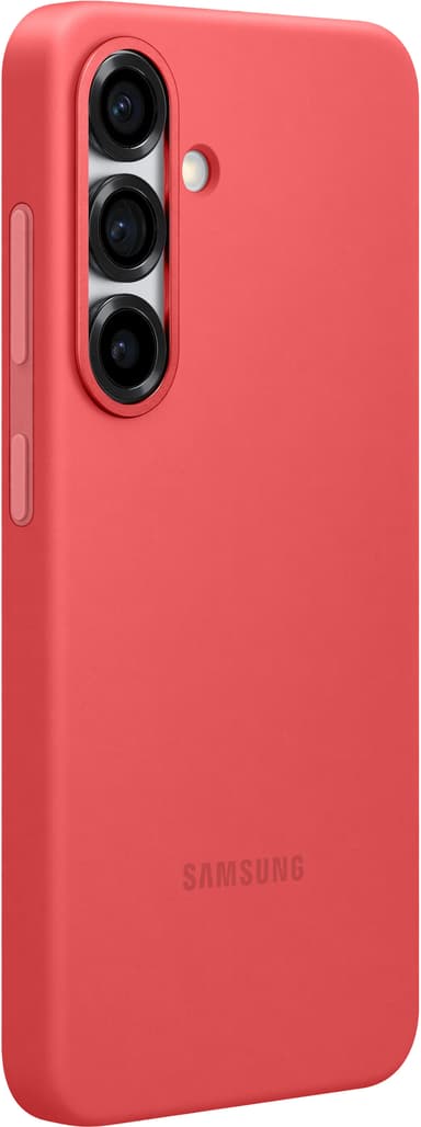 Samsung Galaxy S25 Silicone suojakuori (punainen)