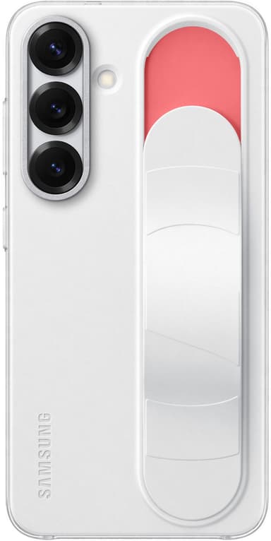 Samsung Galaxy S25 Standing Grip suojakuori (valkoinen)
