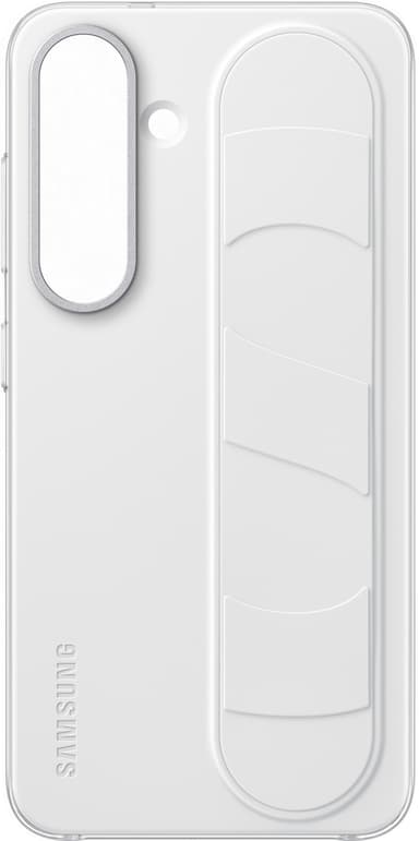 Samsung Galaxy S25 Standing Grip suojakuori (valkoinen)