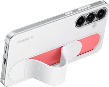 Samsung Galaxy S25+ Standing Grip suojakuori (valkoinen)