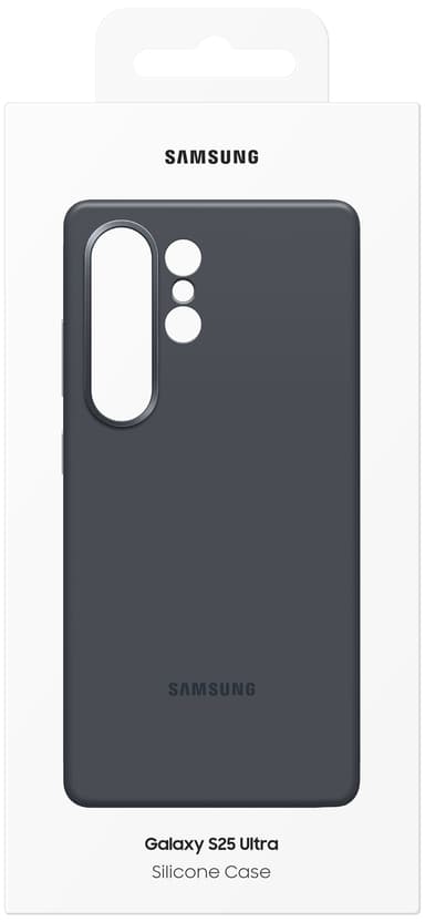 Samsung Galaxy S25 Ultra Silicone suojakuori (musta)