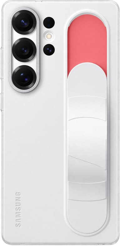 Samsung Galaxy S25 Ultra Standing Grip suojakuori (valkoinen)