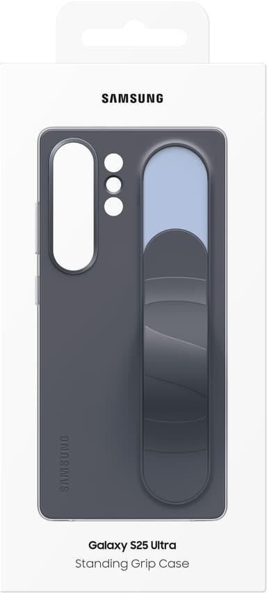 Samsung Galaxy S25 Ultra Standing Grip suojakuori (musta)