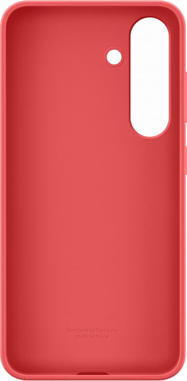 Samsung Galaxy S25 Silicone suojakuori (punainen)