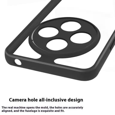 Iskunkestävä PC+TPU-suojakotelo Xiaomi Redmi 14C 4G - Läpinäkyvä Takakansi