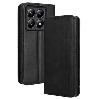 Lompakkoteline Käännettävä Puhelinkotelo Xiaomi 14T - Musta