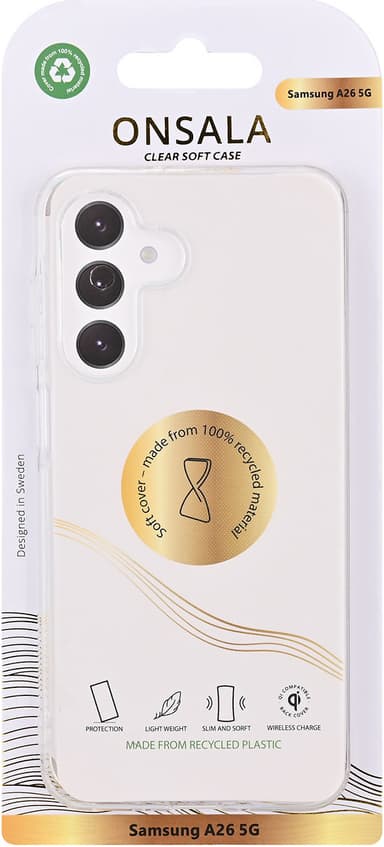 Onsala Samsung Galaxy A26 Clear suojakuori (läpinäkyvä)