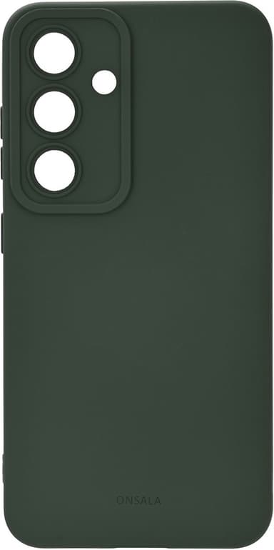 Onsala Samsung Galaxy S25 Silicone suojakuori (vihreä)