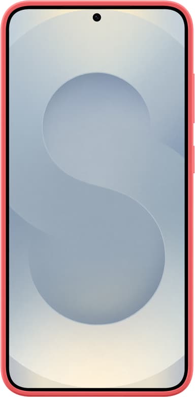 Samsung Galaxy S25+ Silicone suojakuori (punainen)