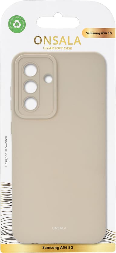 Onsala Samsung Galaxy A56 Silicone suojakuori (betoninharmaa)