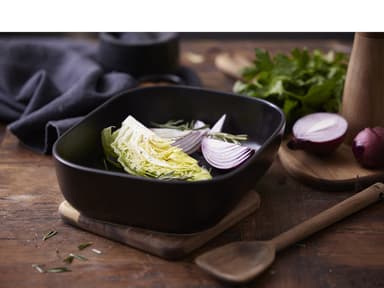 Oven dish 24 x 18.5 x 6.5 cm Black