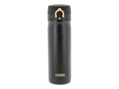Vacuum flask JMY 470 ml Black 18/10 steel/PP