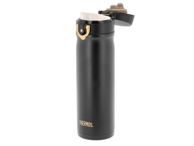 Vacuum flask JMY 470 ml Black 18/10 steel/PP